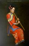 Chinese Music Ladies painting on canvas PRM0001