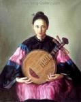 Chinese Music Ladies painting on canvas PRM0005