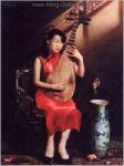 Chinese Music Ladies painting on canvas PRM0015