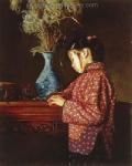  ,  PRT0020 OilonCanvas Painting of Oriental Lady for Sale