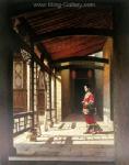 Traditional Chinese Ladies painting on canvas PRT0045