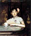  ,  PRT0050 OilonCanvas Painting of Oriental Lady for Sale