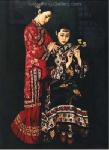  ,  PRT0053 OilonCanvas Painting of Oriental Lady for Sale