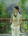  ,  PRT0063 OilonCanvas Painting of Oriental Lady for Sale