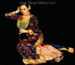  ,  PRT0100 OilonCanvas Painting of Oriental Lady for Sale