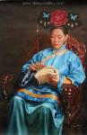 Traditional Chinese Ladies painting on canvas PRT0106