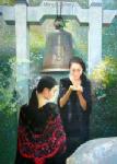 Traditional Chinese Ladies painting on canvas PRT0109