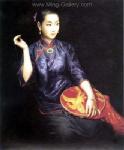  ,  PRT0140 OilonCanvas Painting of Oriental Lady for Sale