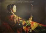 Traditional Chinese Ladies painting on canvas PRT0151