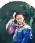 Traditional Chinese Ladies painting on canvas PRT0155