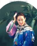 Traditional Chinese Ladies painting on canvas PRT0155