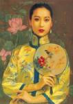  ,  PRT0176 OilonCanvas Painting of Oriental Lady for Sale