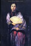 Traditional Chinese Ladies painting on canvas PRT0184