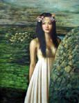  ,  PRT0188 OilonCanvas Painting of Oriental Lady for Sale