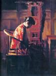 Traditional Chinese Ladies painting on canvas PRT0226