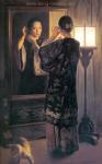 Chinese Lantern Ladies painting on canvas PRX0025