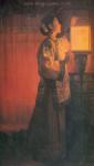 Chinese Lantern Ladies painting on canvas PRX0026