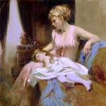 Pino Daeni replica painting Pino33