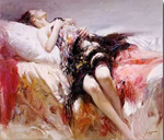 Pino Daeni replica painting Pino35