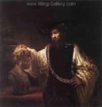  Rembrandt,  REM0014 Rembrandt Old Master Oil Painting Art Reproduction