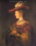  Rembrandt,  REM0021 Rembrandt Old Master Oil Painting Art Reproduction