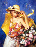    painting on canvas Royo16