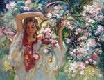    painting on canvas Royo23