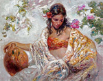    painting on canvas Royo30