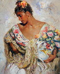    painting on canvas Royo7