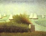  Seurat,  SEU0008 Georges Seurat Impressionist Painting Reproduction