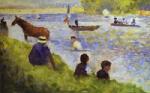  Seurat,  SEU0027 Georges Seurat Impressionist Painting Reproduction