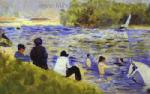  Seurat,  SEU0028 Georges Seurat Impressionist Painting Reproduction