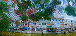Bangkok Cityscape painting on canvas TBK0003