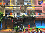 Bangkok Cityscape painting on canvas TBK0007