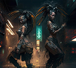 Thai Cyberpunk Dancers 1