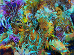 Thai Dancing Ladyboy Cabaret painting on canvas TDM0001