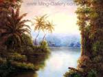 Tropical Landscape painting on canvas TLS0003