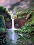 Tropical Landscape painting on canvas TLS0012