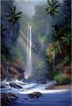 Tropical Landscape painting on canvas TLS0014