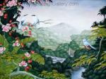 Tropical Landscape painting on canvas TLS0026