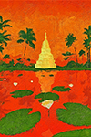 Sukothai painting on canvas TPP0003