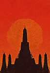 Bangkok painting on canvas TPP0006