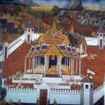 Thai Traditional painting on canvas TPT0003