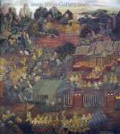 Thai Traditional painting on canvas TPT0010