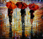 Thai Rainy Season painting on canvas TSM0002