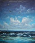 Tropical Seascape Oil Painting for Sale