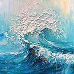 Tropical Seascape painting on canvas TSS0081