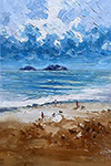 Tropical Seascape painting on canvas TSS0087