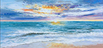 Tropical Seascape painting on canvas TSS0094