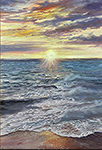 Tropical Seascape painting on canvas TSS0095